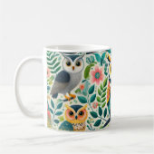 Niedliche Eule-Tasse Kaffeetasse (Links)