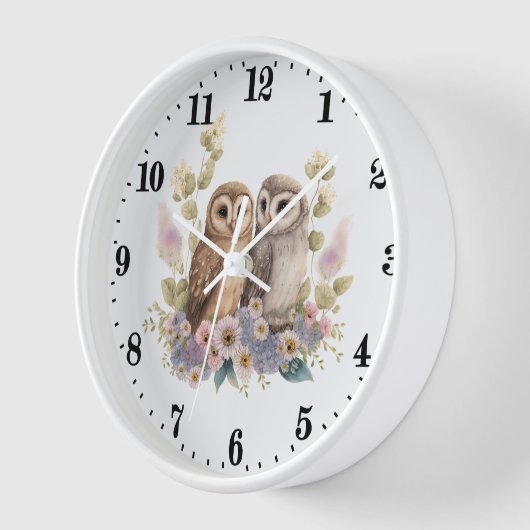 niedliche Eule Uhr (Winkel)