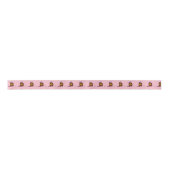 Niedliche Eule, Vogel, Girl-Party, Gift Wrap Band Satinband (Vorderseite)