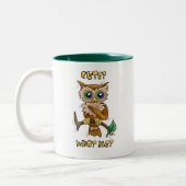 Niedliche Eule Zweifarbige Tasse (Links)