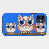 niedliche Eulen Case-Mate iPhone Hülle (Rückseite (Horizontal))