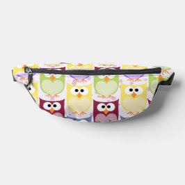Niedliche Eulen, Eukalyptusmuster, Babyschale, far Bauchtasche