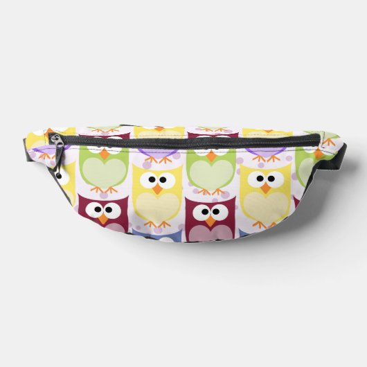 Niedliche Eulen, Eukalyptusmuster, Babyschale, far Bauchtasche (Ablage )