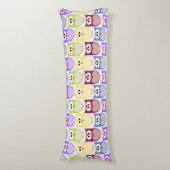 Niedliche Eulen, Eukalyptusmuster, Babyschale, far Seitenschläferkissen (Vorderseite Vertikal)