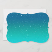 Niedliche Eulen-geheimes Sankt-Party Einladung (Rückseite)