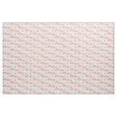 Niedliche Eulen im Rosa mit Blumen und Stoff (Fat Quarter (45,7 x 55,9 cm))