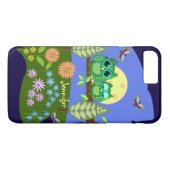 Niedliche Eulen im Sommerland u. -individuellem Case-Mate iPhone Hülle (Rückseite (Horizontal))