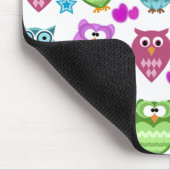 niedliche Eulen Mousepad (Ecke)
