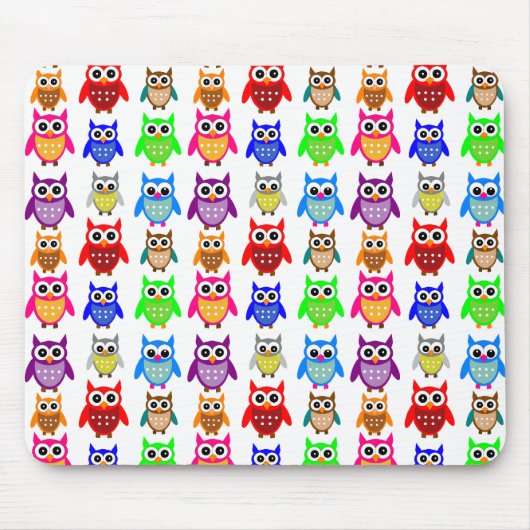 niedliche Eulen Mousepad (Vorne)