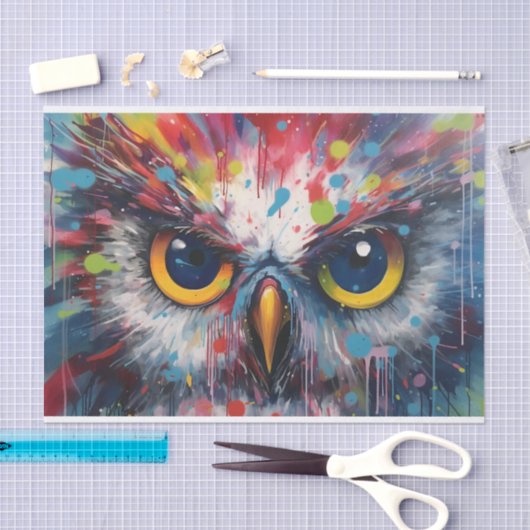 Niedliche Eulenliebhaber Seidenpapier (Handwerk)