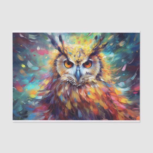 Niedliche Eulenliebhaber Seidenpapier (Vorderseite)