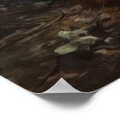 Niedliche Exotic Kurzkatze Art Print Poster (Ecke)