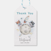 Niedliche Explosion von Platz zum Geburtstag Viele Geschenkanhänger (Vorderseite)