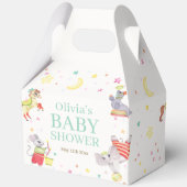 Niedliche Extravagante Circus Karneval Animals Kin Geschenkschachtel (Rückseite)