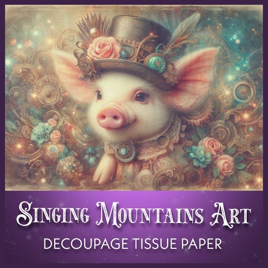 Niedliche Extravagante Viktorianische Steampton-Sc Seidenpapier