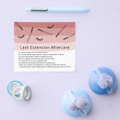 Niedliche Eyelash-Erweiterungen Coral Shades After Flyer (Einzeln)