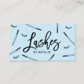 Niedliche Eyelash Extensions Lash Makeup Artist Bl Visitenkarte (Vorderseite)