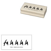 Niedliche Fa La La La La La La La Gasse Personalis Gummistempel (Stempel)