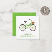 Niedliche Fahrradkarten Mitteilungskarte (Vorderseite/Rückseite Beispiel)