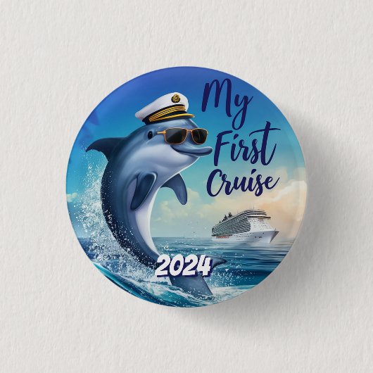 Niedliche Fahrzeit Button (Vorderseite)