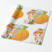 Niedliche Faibe und ein Pumpkettenwaschpapier Geschenkpapier (Ungerollt)