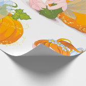 Niedliche Faibe und ein Pumpkettenwaschpapier Geschenkpapier