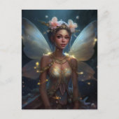 Niedliche Faile Girl Fantasy Kunst Postkarte (Vorderseite)
