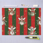 Niedliche Fairies auf Weihnachtsschmuck Seidenpapier (Handwerk)