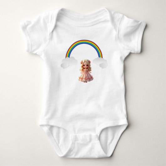 Niedliche Fairies Baby Strampler (Vorderseite)