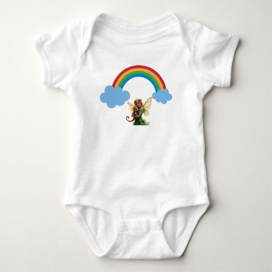 Niedliche Fairies Baby Strampler (Vorderseite)