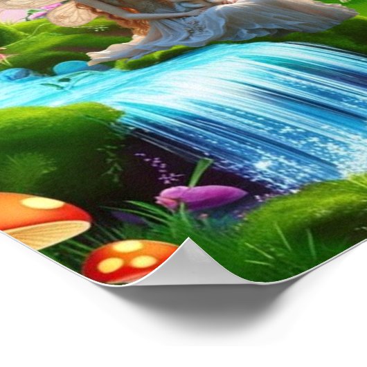 Niedliche Fairies Poster (Ecke)