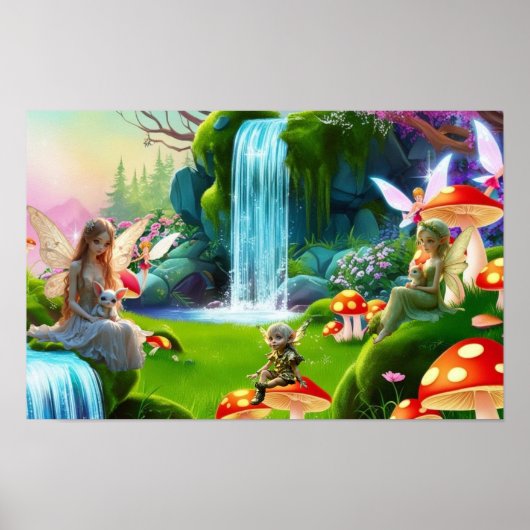 Niedliche Fairies Poster (Vorne)