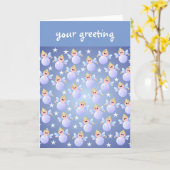 Niedliche Fairy Godmutter Grußkarte Karte (Gelbe Blume)