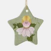 Niedliche Fairy oder Pixie Keramikornament (Rechts)