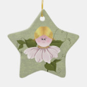 Niedliche Fairy oder Pixie Keramikornament (Vorne)