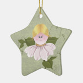 Niedliche Fairy oder Pixie Keramikornament (Links)