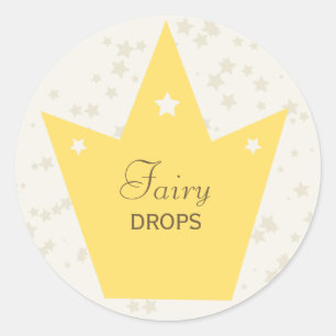 Niedliche Fairy Princess Geburtstagsparty Dekorati Runder Aufkleber