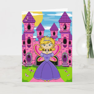 Niedliche Fairy Princess Grußkarte Karte