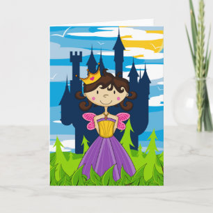 Niedliche Fairy Princess Grußkarte Karte