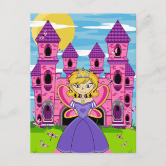 Niedliche Fairy Princess Grußkarte Postkarte