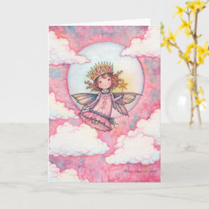 Niedliche Fairy Princess Jeder Anlass Card Karte
