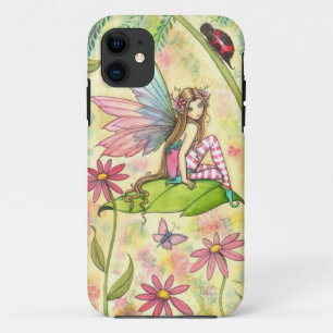 Niedliche Fairy und Ladybug Fantasy Art iPhone 11 Hülle