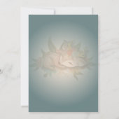 Niedliche Fairytale Woodland Deer Animals Baby Dus Einladung (Rückseite)