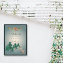 Niedliche Fairytale Woodland Deer Animals Baby Dus