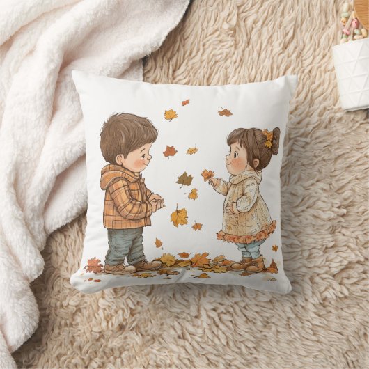 Niedliche Fallkinder Kissen (Decke)