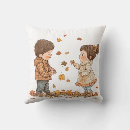 Niedliche Fallkinder Kissen (Rückseite)