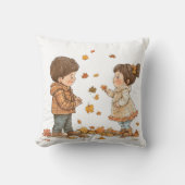 Niedliche Fallkinder Kissen (Vorderseite)