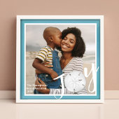 Niedliche Familie Foto Freude Personalisiert