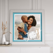 Niedliche Familie Foto Freude Personalisiert