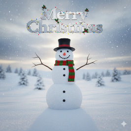 Niedliche Familie frohe Weihnachten Ornament Karte